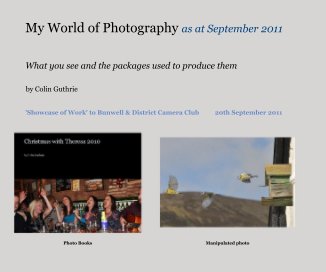 My World of Photography as at September 2011 book cover