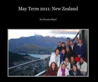 May Term 2011: New Zealand book cover