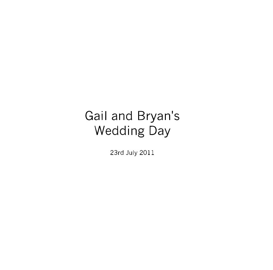 Bekijk Gail and Bryan Wedding Day 23rd July 2011 op Noel Noblett