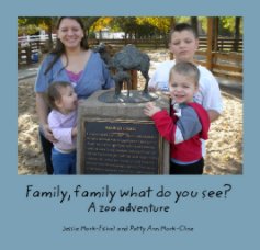 Family, family what do you see?
A zoo adventure book cover