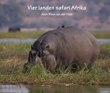 Vier landen safari Afrika book cover