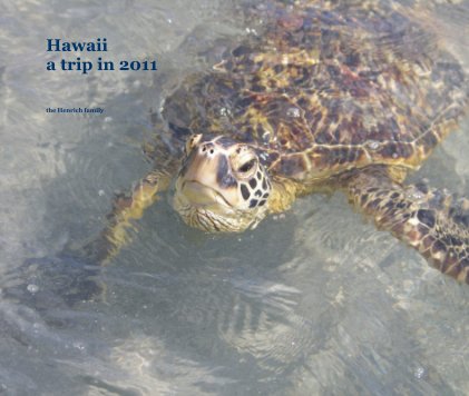Hawaii a trip in 2011 book cover