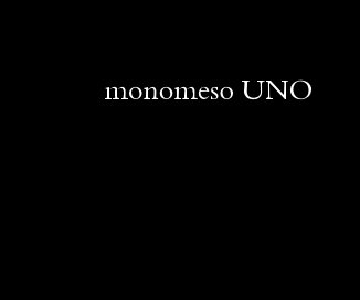 monomeso UNO book cover