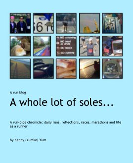 A run blog A whole lot of soles... book cover
