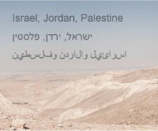 Israel, Jordan, Palestine book cover