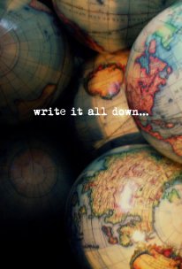 write it all down... book cover
