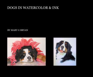 DOGS IN WATERCOLOR & INK book cover