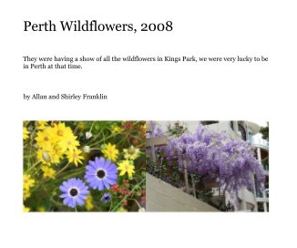 Perth Wildflowers, 2008 book cover