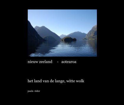 nieuw-zeeland - aotearoa book cover