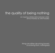 the quality of being nothing book cover
