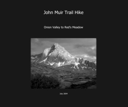 John Muir Trail Hike book cover