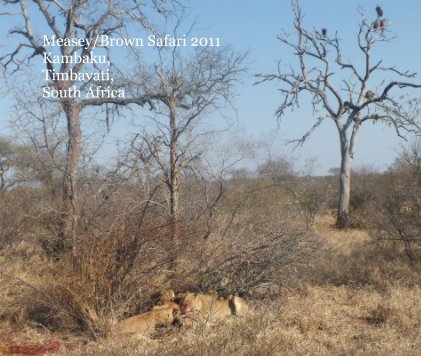Measey/Brown Safari 2011 Kambaku, Timbavati, South Africa book cover