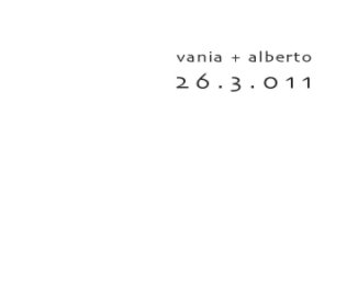 vania + alberto genitori book cover