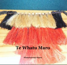 Te Whatu Maro book cover