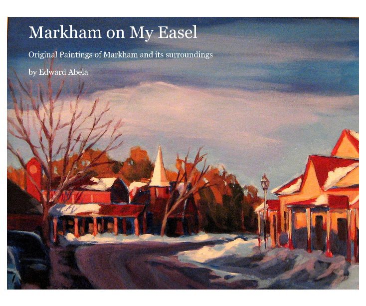 Ver Markham on My Easel por Edward Abela