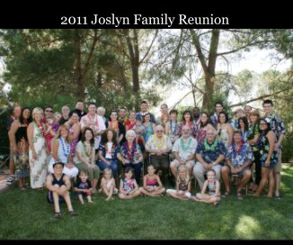 2011 Joslyn Family Reunion book cover