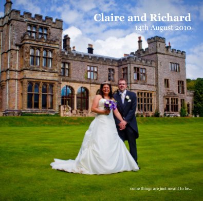 Claire and Richard 14th August 2010 book cover