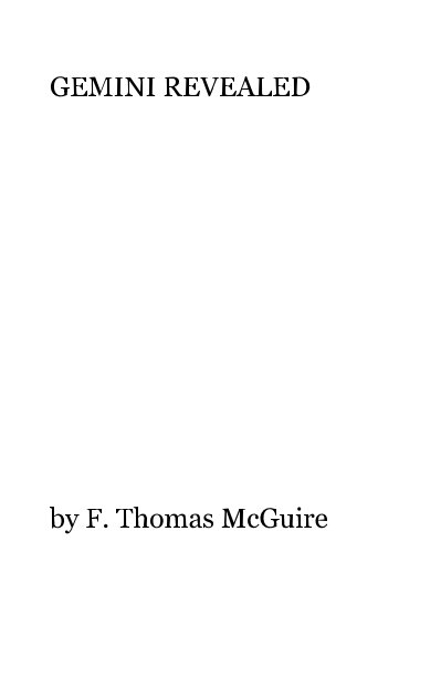 View GEMINI REVEALED by F. Thomas McGuire