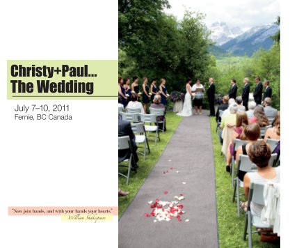 Christy+Paul...The Wedding book cover