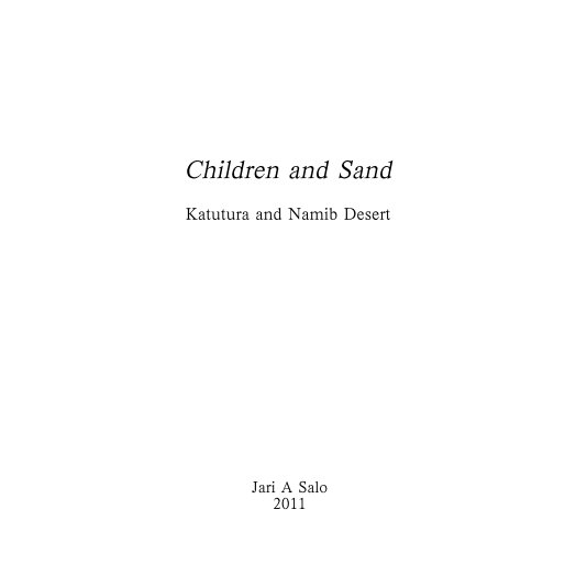 Ver Children and Sand por Jari A Salo