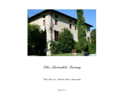 Chez Larizadeh, Tuscany book cover