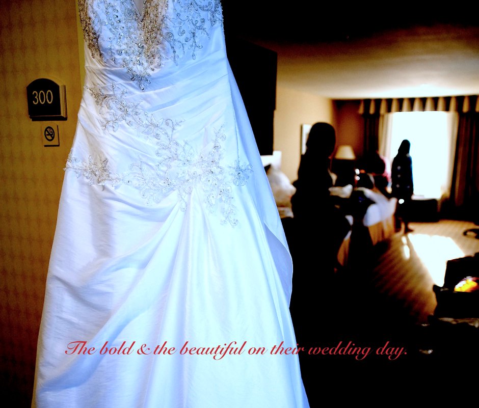 View The bold & beautiful on their wedding day. by www.deveraconcepts.com