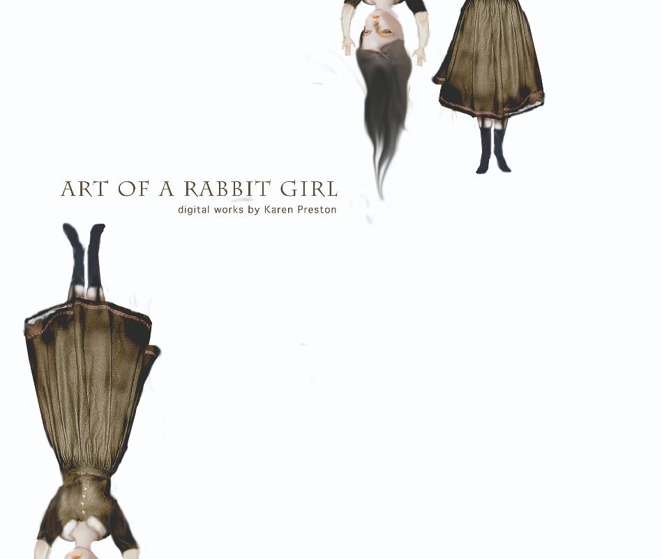 View Art of a rabbit girl hard cover by arabbitgirl
