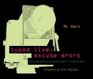 typed live, excuse erors book cover