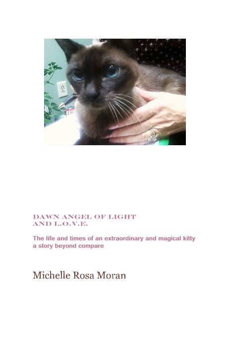Ver DAWN ANGEL OF LIGHT and L.O.V.E. The life and times of an extraordinary and magical kitty a story beyond compare por Michelle Rosa