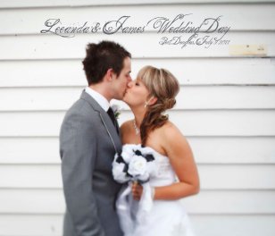 Leeanda + James's Wedding Day book cover
