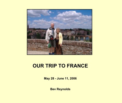 OUR TRIP TO FRANCE book cover