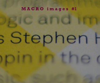 M A C R O i m a g e s #1 book cover