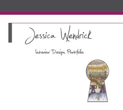 Interior Design Portfolio book cover