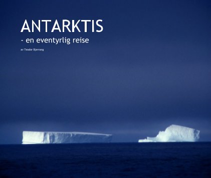 ANTARKTIS book cover