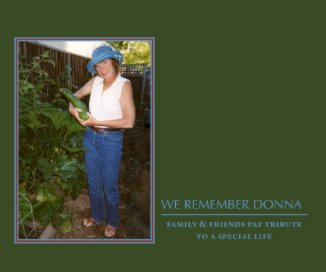 We Remember Donna book cover
