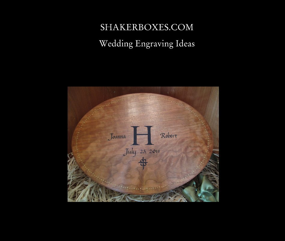 Ver SHAKERBOXES.COM Wedding Engraving Ideas por Beth Dixon