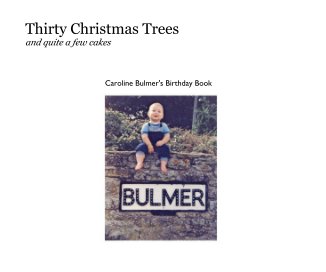 Thirty Christmas Trees and quite a few cakes book cover