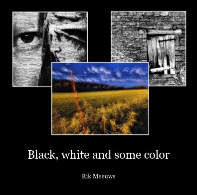 Black, white and some color book cover