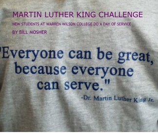 MARTIN LUTHER KING CHALLENGE book cover