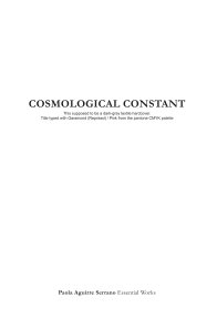 Cosmological Constant book cover