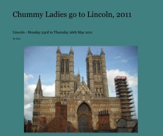 Chummy Ladies go to Lincoln, 2011 book cover