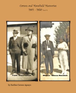 Carson and Mansfield Memories 1901 - 1950 Bool #2 book cover