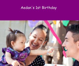 Aedan's 1st Birthday book cover