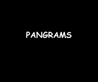 PANGRAMS book cover