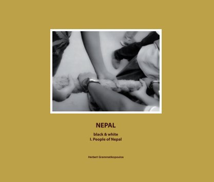 Nepal - black & white: People book cover