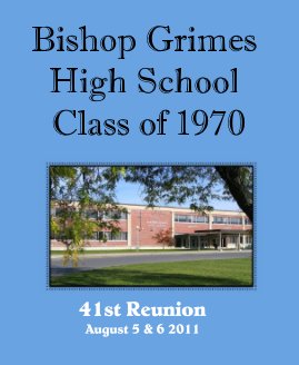 Bishop Grimes High School Class of 1970 book cover