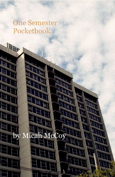 Ver One Semester Pocketbook. por Micah McCoy