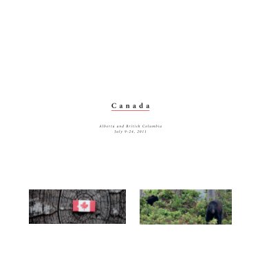 Canada, Alberta and British Columbia book cover
