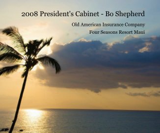 2008 President's Cabinet - Bo Shepherd book cover