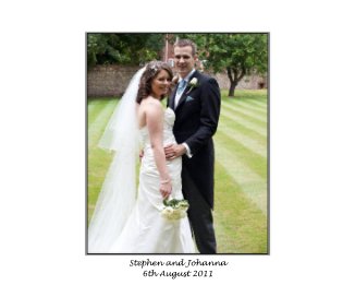 Stephen and Johanna 6th August 2011 book cover